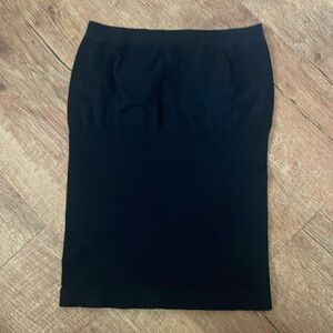 Sofra black shapewear/tube top. One Size